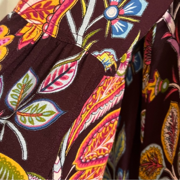 🌟Host Pick- ANTHROPOLOGIE Lori Paisley Floral Print Long Sleeve Tunic Dress - Picture 9 of 9